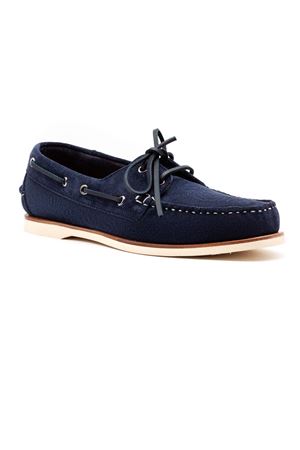 Blue suede driver loafers BERWICK 1707 | 5604BLU